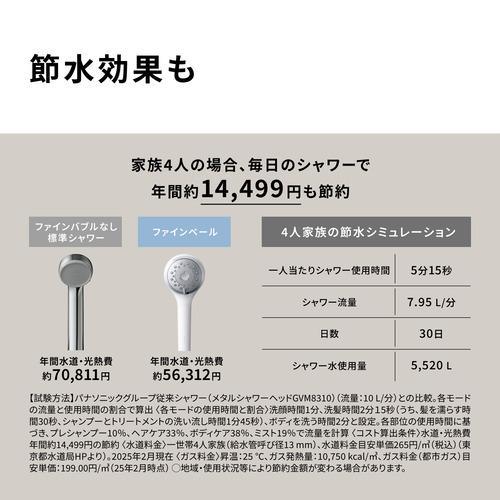 Panasonic（パナソニック） バスルーム ファインバブルシャワーヘッド