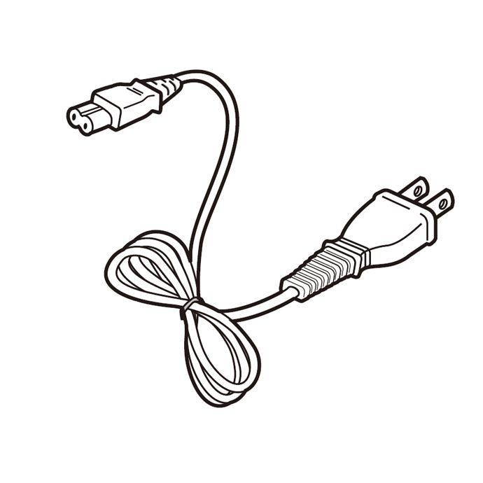 Panasonic 脱毛器 シルバー AC電源 Panasonic パナソニック 光エステ スムースエピ 電源コード