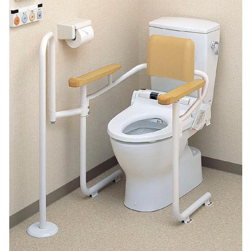 TOTO　【EWCS223-7】トイレ用手すり（システムタイプ） アシストバー・背もたれ付｜up-b