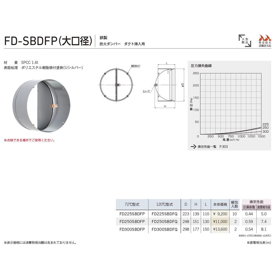 ユニックス 【FD300SBDFP】 FD-SBDFP(大口径) ダンパー製品 VUパッキン 