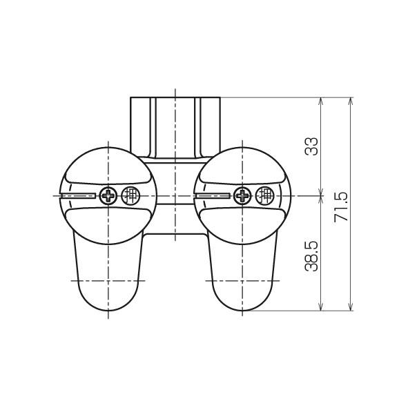 光陽産業 LB二口ペアON・OFFヒューズガス栓 都市ガス用 G025-12R 光陽産業 LB二口ペアON・OFFヒューズガス栓 都市ガス用 G025-12R