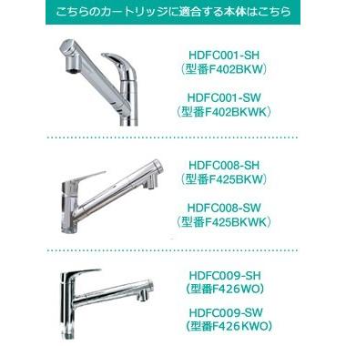 ウッドワン カートリッジ(スパウトイン水栓一体型3本入りセット