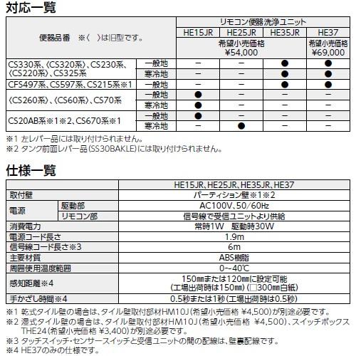 TOTO TOTO リモコン式便器洗浄装置 【HE25JR】 タッチスイッチ TOTO TOTO リモコン式便器洗浄装置 【HE25JR】 タッチスイッチ
