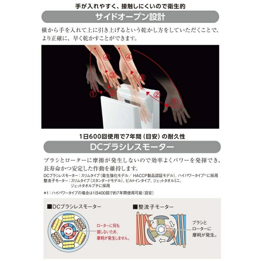 三菱 mitsubishi 【JT-SB216MSN-W】ハンドドライヤー ハンド