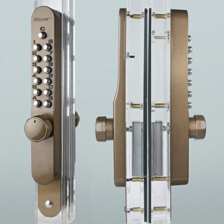 長沢製作所【K887T】キーレックス８００番　Ｋ８８７Ｔ　引違い戸自動施錠錠　防犯
