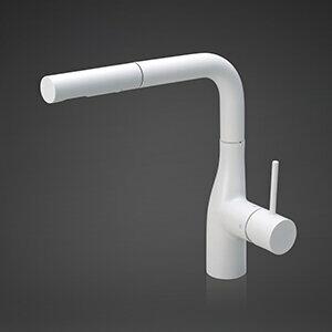 KVK ケーブイケー L形ホース引出しタイプシングルレバー（Eレバー