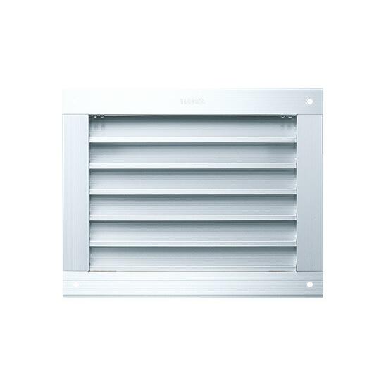 Nasta ナスタ 屋内・屋外換気口　アルミニウム／木枠留め用／ガラリタイプ／水切無　木枠留め用換気口