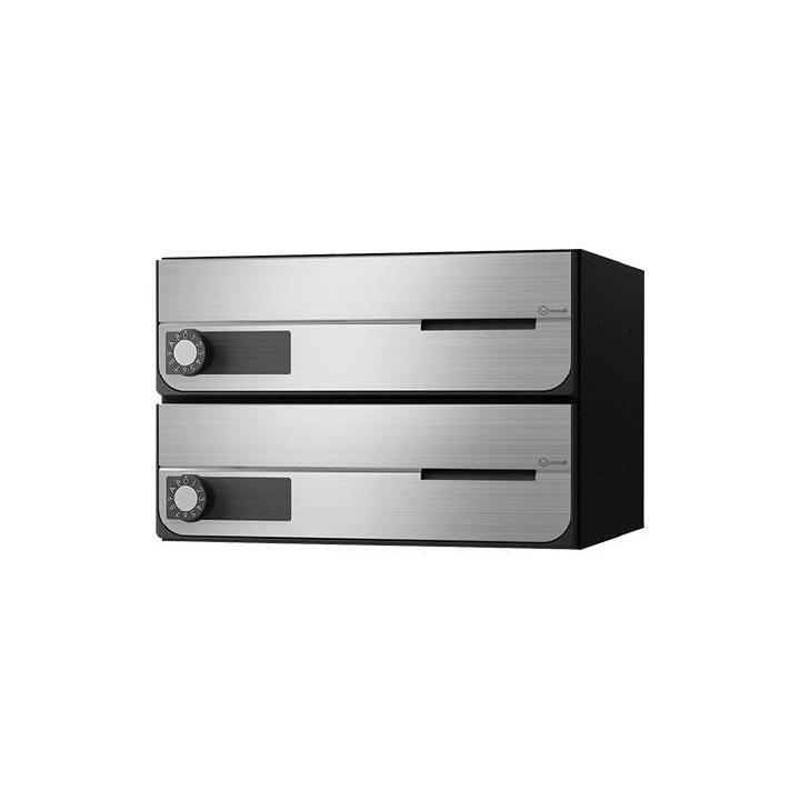 Nasta ナスタ 【KS-MB4202PU-2】ポスト W360×H120 前入前出／防滴