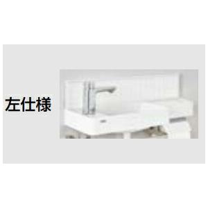 INAX LIXIL・リクシル 【L-D102LC-W】 オールインワン手洗(左仕様・Pトラップ・壁 給水・バックパネル付) BW1（ピュアホワイト）_1