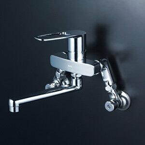 KVK  シングルレバー式混合栓　延長ソケット100mm　寒冷地対応　キッチン用水栓 ＞ 壁付シングルレバー