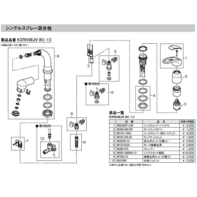 三栄水栓[SANEI] 部材【MU88-546-SW】カートリッジカバー : 住宅設備の