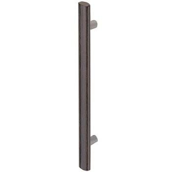 シロクマ ウッドオーバル取手 ６００mm グレーウッド 【NO-193】