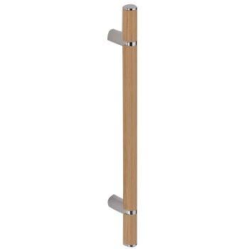 シロクマ アルピナ取手 ６００mm 白木ウッド 【NO-194】