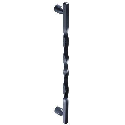 シロクマ ツイスト取手 ４２５mm Ｎブラック 【NO-271】