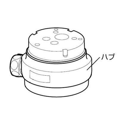 ナニワ製作所 分岐水栓 NSJ-SSH8 対応メーカー：TOTO NSJSSH8 : 住宅