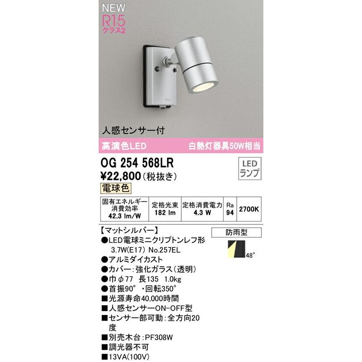 ODELIC（オーデリック） エクステリア スポットライト 【OG254568LR