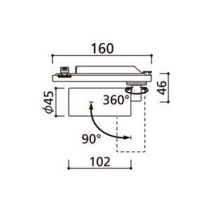 ODELIC（オーデリック） スポットライト 【OS256579BR】【OS 256 579BR