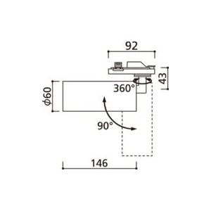 ODELIC（オーデリック） スポットライト 【OS256715R】【OS 256 715R
