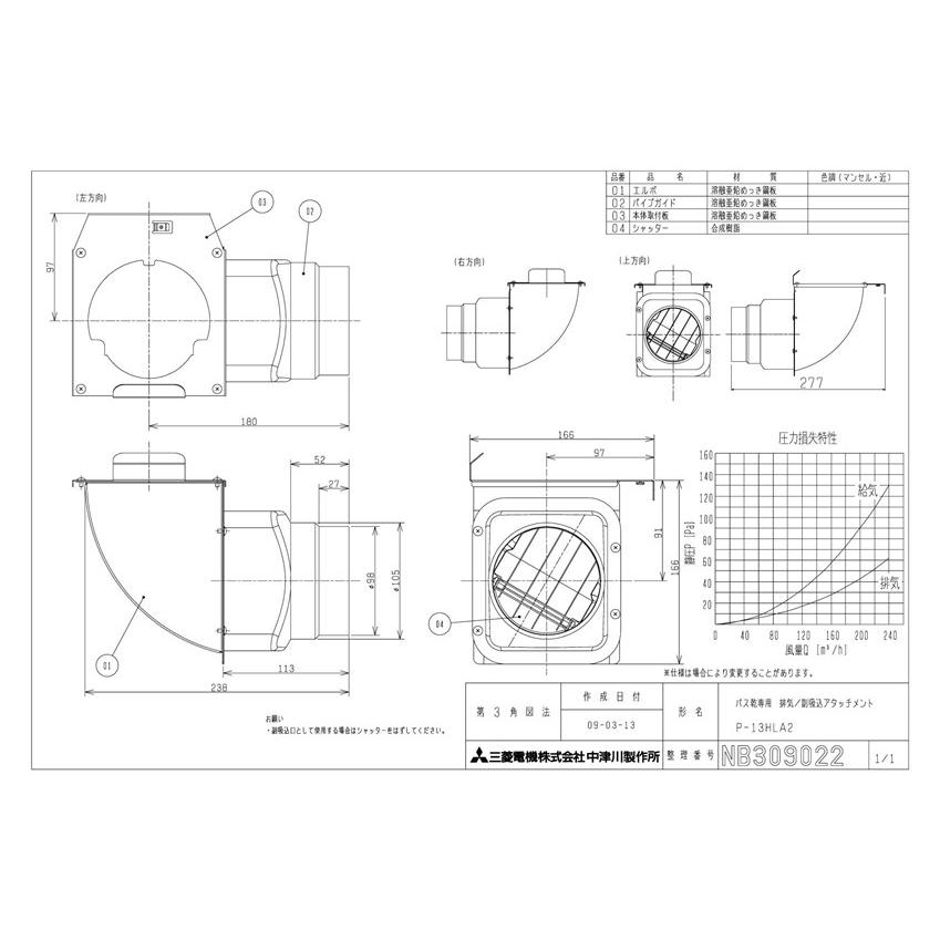三菱 MITSUBISHI 換気扇 部材 【P-13HLA2】 バス乾 別売 排気 三菱 MITSUBISHI 換気扇 部材 【P-13HLA2】 バス乾 別売 排気