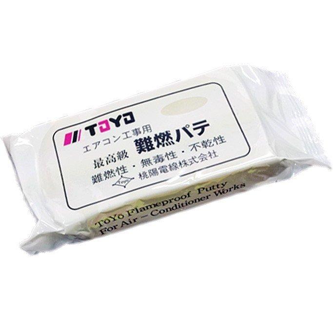 桃陽電線 TOYO エアコン工事用 PT 難燃パテ 灰 200g PT200-HAI 1ケース