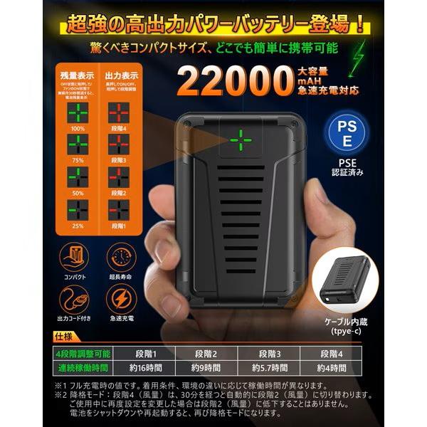 コベル COVELL 空調冷風服用 24V仕様バッテリー＆ファンセット