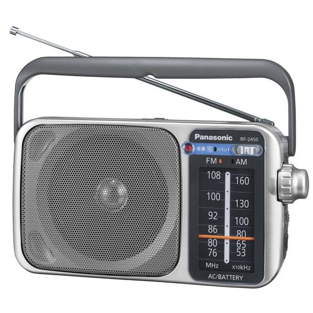 ラジオ・コンポ PANASONIC RF-2450-S Panasonic（パナソニック） Panasonic FM/AM2バンドレシーバー ラジオ
