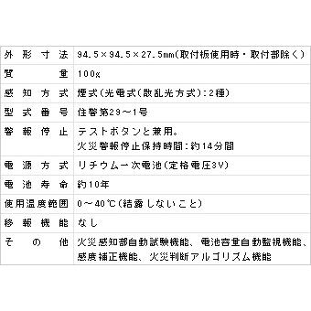 大建工業 DAIKEN 住宅用火災警報器 火の元監視番【SA07-1】DC(単独型)タイプ 煙DC07音声タイプ (電池式10年寿命)｜up-b｜04