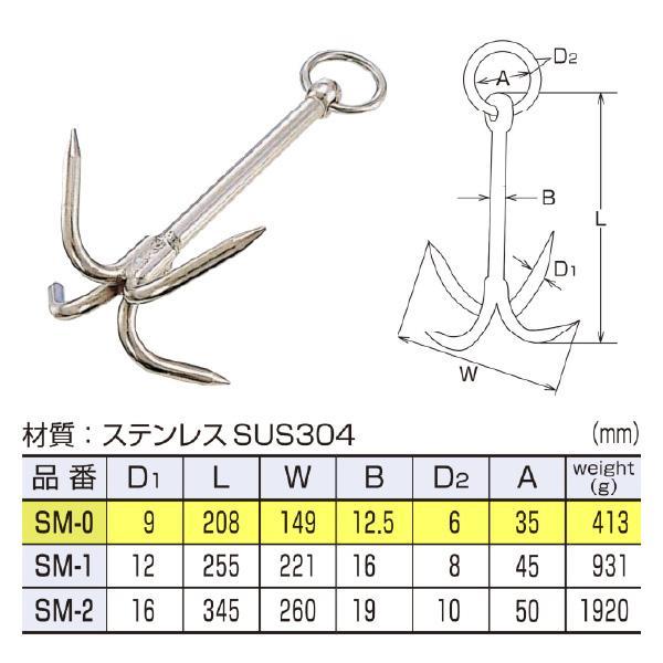 水本機械製作所 船舶偽装品 船 アンカー 錨 スマル 全長 345mm SM-2 