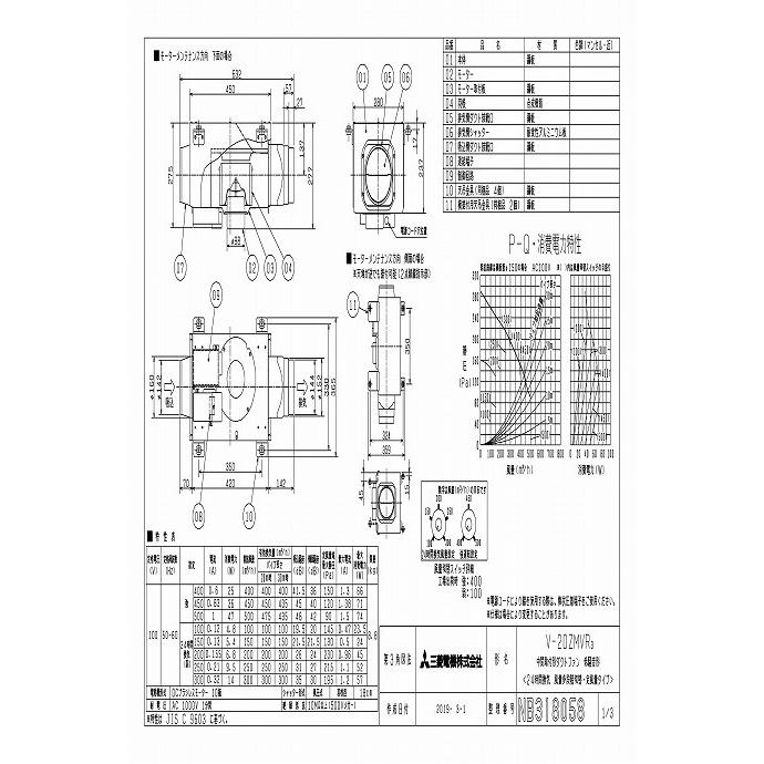 三菱（MITSUBISHI） 換気扇【V-20ZMVR3】換気扇・ロスナイ [本体 