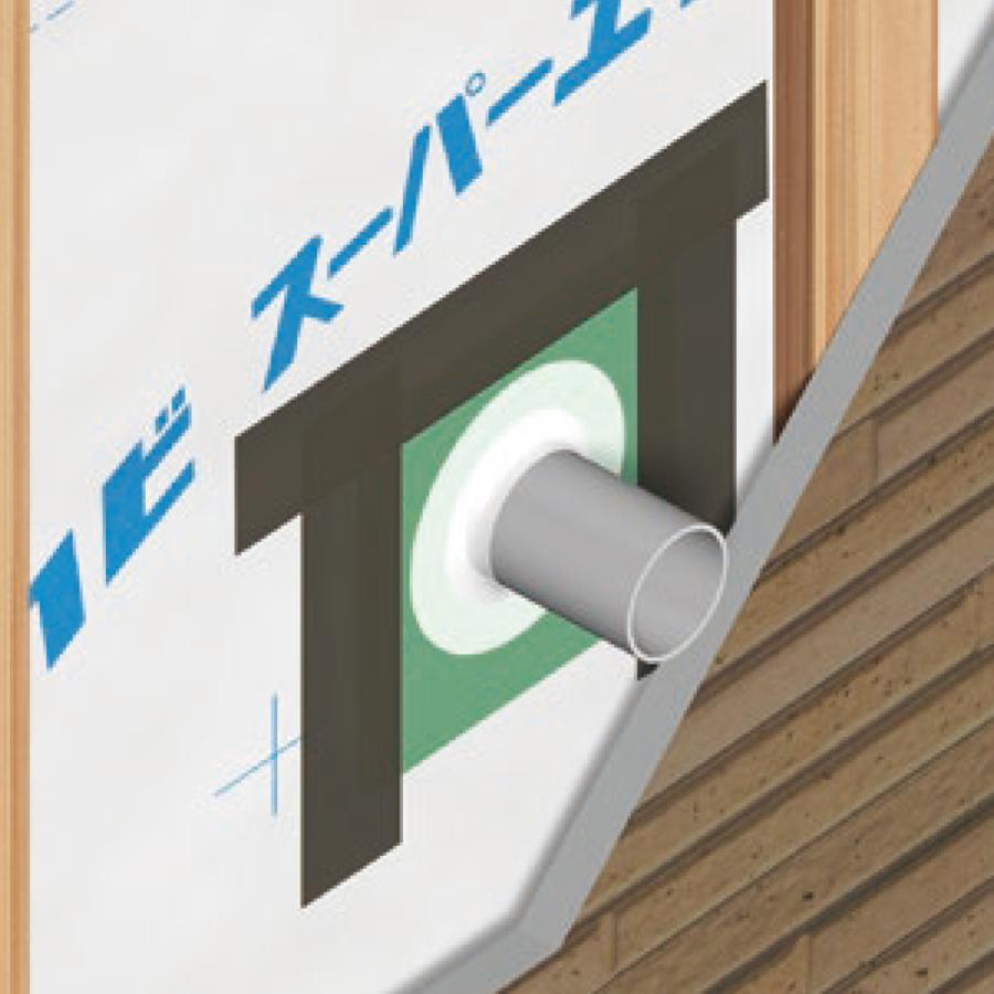 FUKUVI（フクビ） フクビ化学工業 ウェザータイト パイプ用 φ100 換気