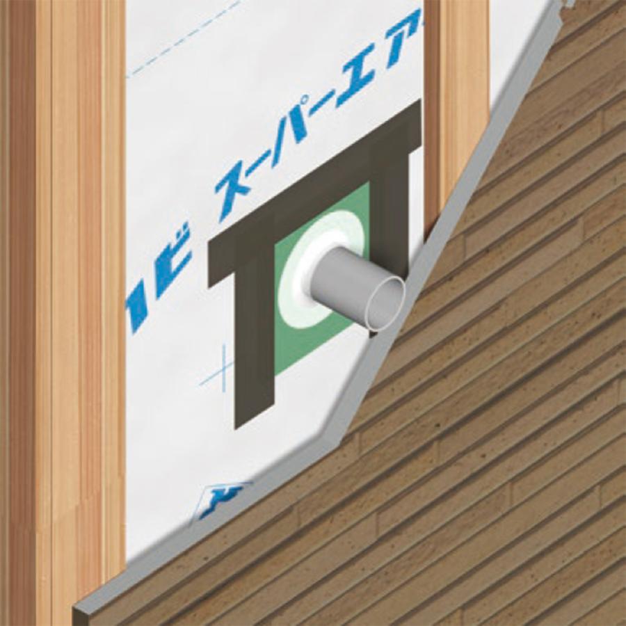 FUKUVI（フクビ） フクビ化学工業 ウェザータイト パイプ用 φ100 換気