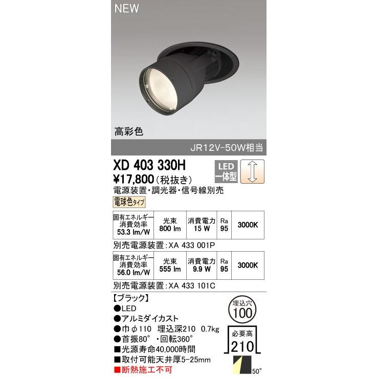 オーデリック ダウンライト