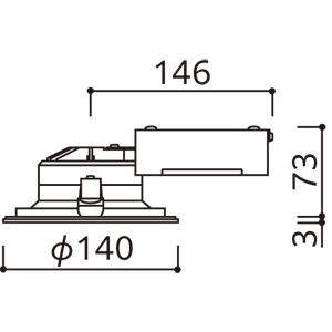 オーデリック ダウンライト 【XD457041R】【XD 457 041R】 : 住宅設備