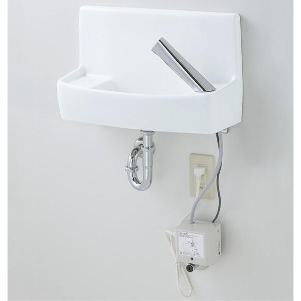 INAX LIXIL・リクシル 【YL-A74TA2C】手洗器 壁付手洗器 自動水栓（100V） 泡沫式 水石けん入れ付タイプ ハイパーキラミック 壁給水壁排水 BW1 ピュアホワイト