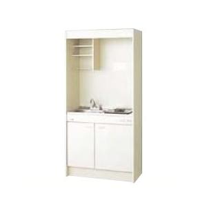 サンウエーブ ミニキッチン 間口90cm Hヒーター100V 扉タイプ YMK09KEH1B100（R/L）