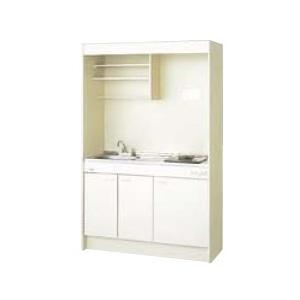 サンウエーブ ミニキッチン 間口120cm 電気コンロ200V 扉タイプ YMK12KEH1A200（R/L）