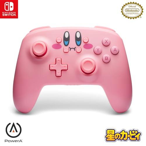 【任天堂ライセンス商品】PowerA ワイヤレスコントローラー for Nintendo Switch - 星のカービィ ほおばり NSGP0348JP-01 | 