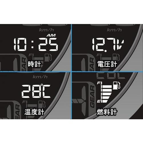 SP武川 モンキー125 スーパーマルチDNメーター 05-05-0052 : あっぷ