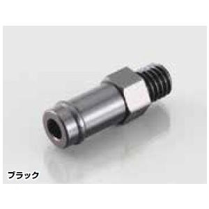 キタコ K-CON ニップル アルミ（ブラックアルマイト） M10 × P 1.25