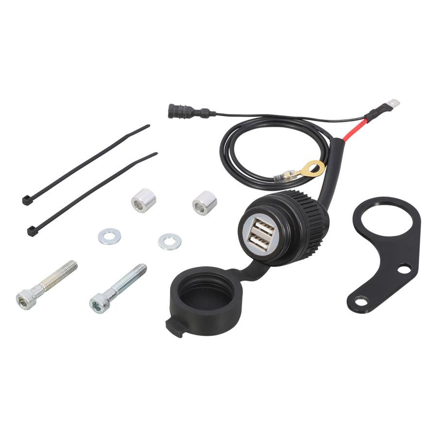 キタコ USB電源KIT レブル1100(SC83)2ポートタイプ 80-757 キタコ USB電源KIT レブル1100(SC83)2ポートタイプ 80-757