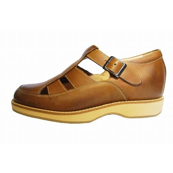 シークレットシューズ サンダル 日本製 牛革 カジュアル'70オープン