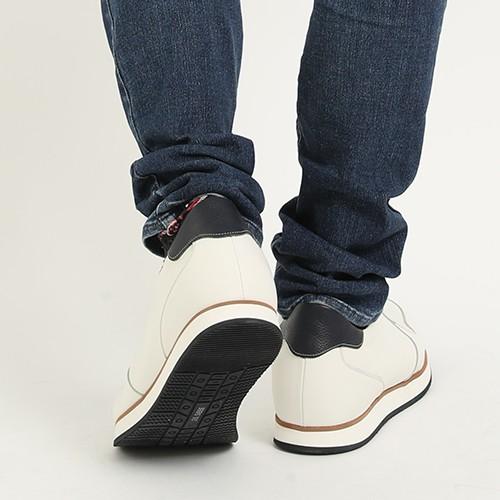 シークレットスニーカー レザースニーカー メンズ 本革 国産 牛革