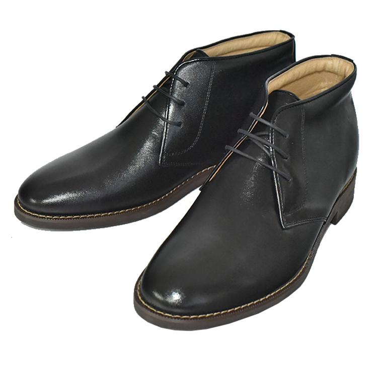 シークレットブーツ チャッカブーツ 本革 国産 日本製 牛革ベロア 牛革キップ チャッカーブーツ 5cmアップ No.850 シークレットブーツ チャッカブーツ 本革 国産 日本製 牛革ベロア 牛革