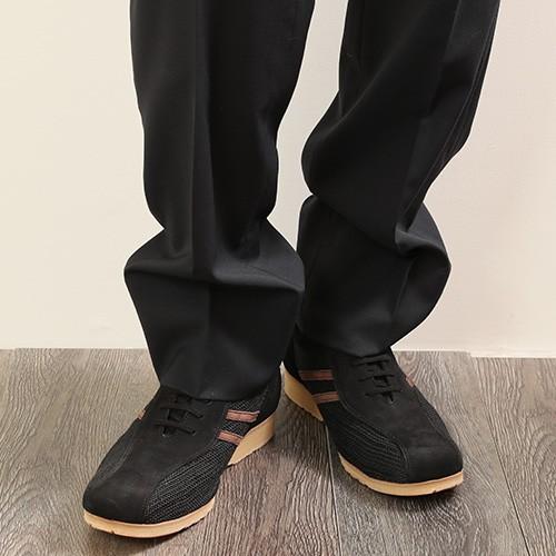 シークレットスニーカー メッシュ スニーカー メンズ 本革 国産 通気性