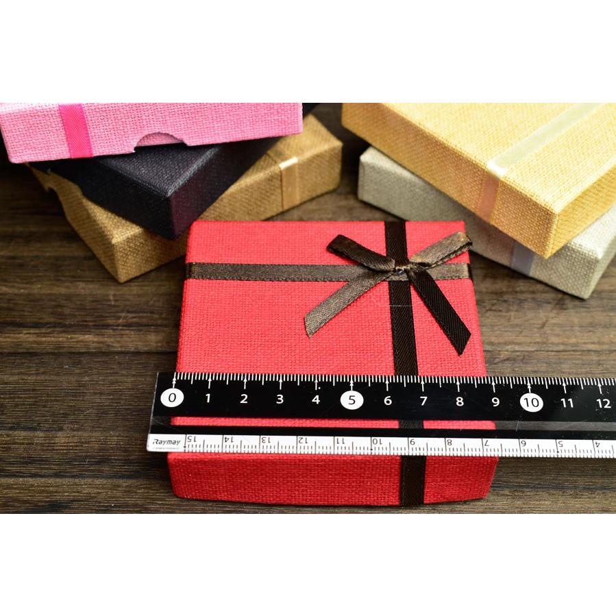 ブレスレット用化粧箱 (約9cm×9cm) (選べる6色) ギフトボックス