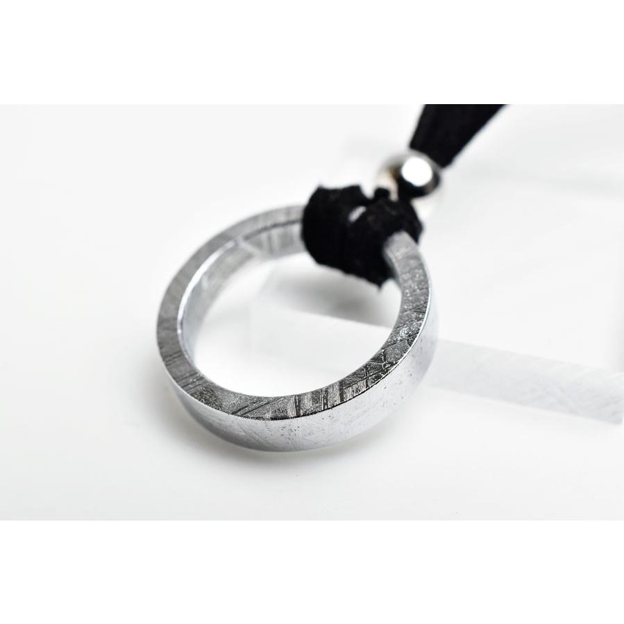 ギベオン隕石 メテオライト リングネックレス ナミビア産 鉄質