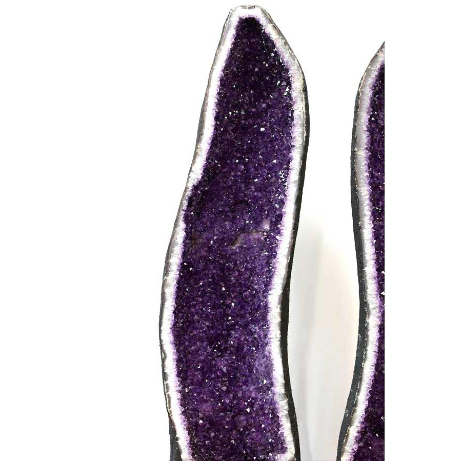 動画あり ペアドーム アメジスト ドーム (約200kg(2本合計)) カペーラ