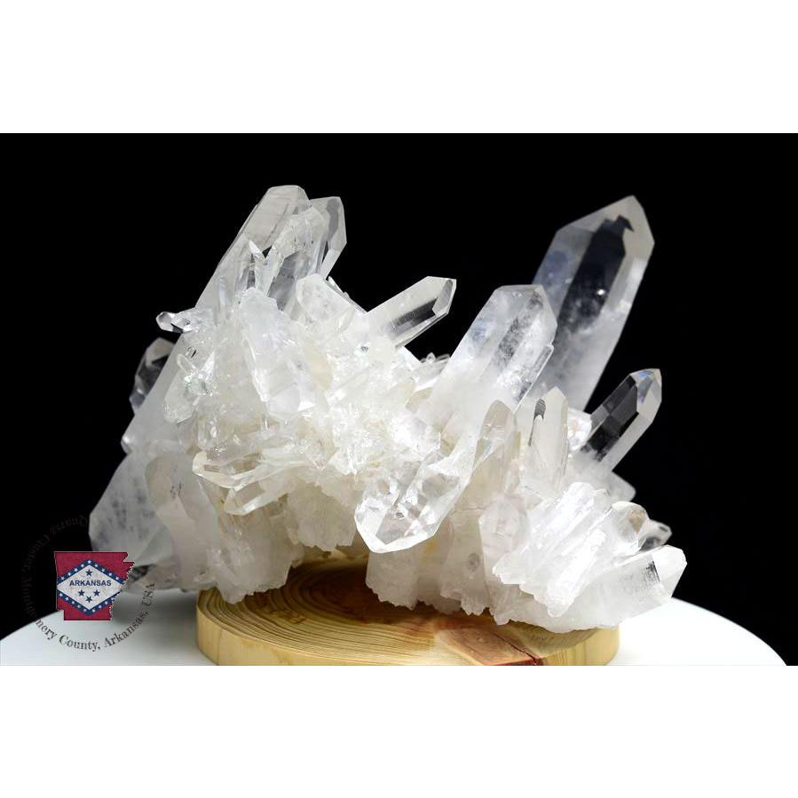 USA アーカンソークォーツクラスター （ダブルポイント群晶） 水晶原石