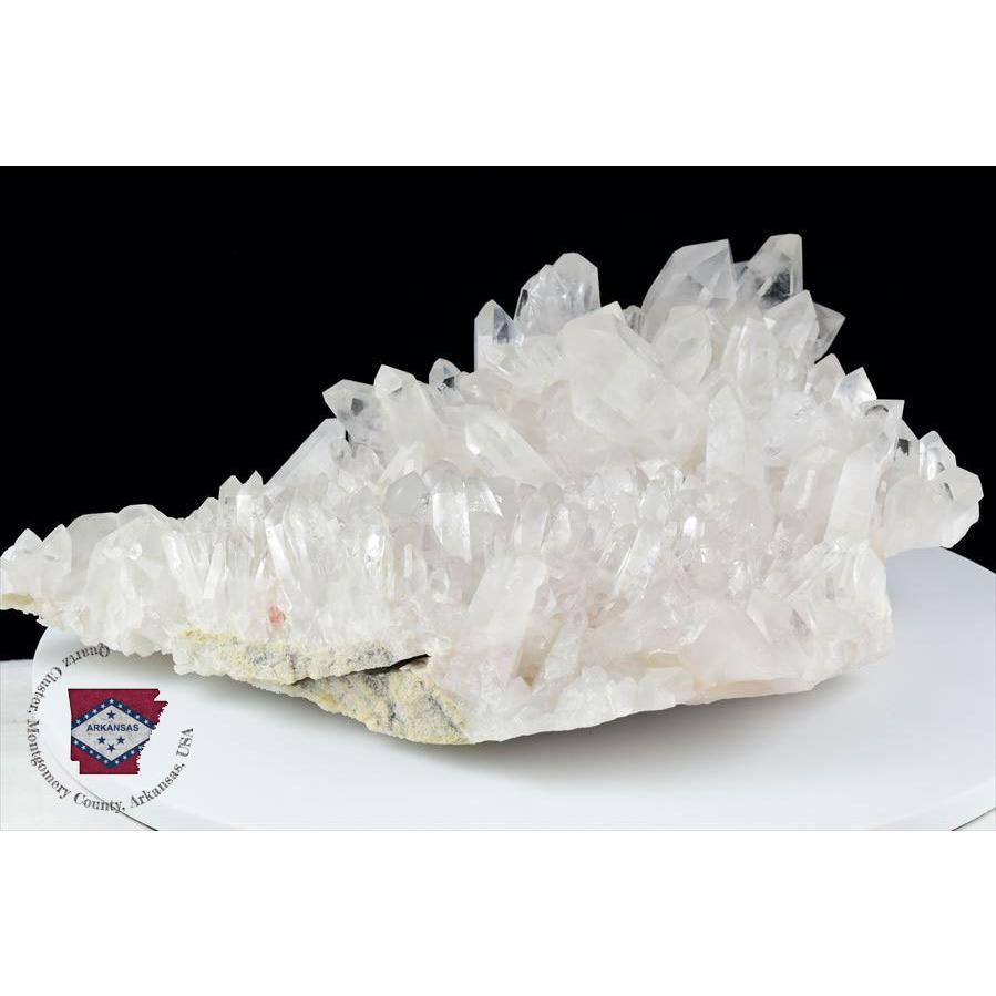 アーカンソー 水晶 （約8.24kg） クラスター 原石 アメリカ アーカンソー州産 群晶 アーカンソー産 天然石 パワーストーン 【純】 ブレスレット等の浄化に