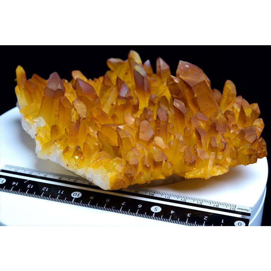 アーカンソー 水晶 (約631.5g) ゴールデンクォーツ クラスター 原石